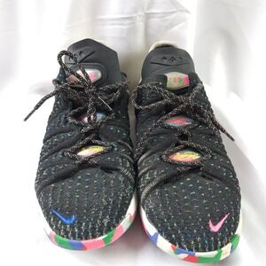 Nike‎ LeBron 18 GS Youth 7Y Black James Gang Paint Splatter CW2760-002